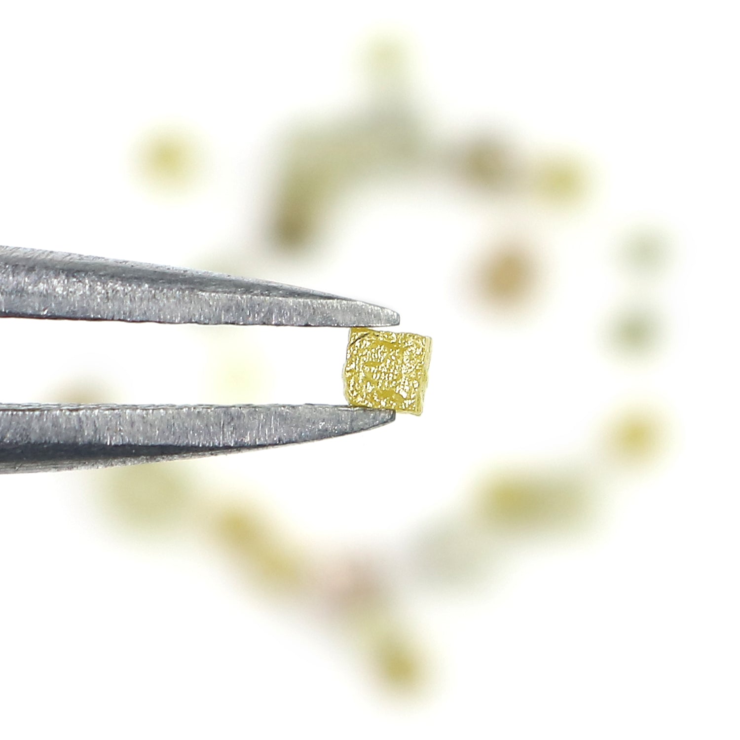 Natural Loose Rough Cube Shape Diamond Mix Color Rough Cut Diamond 1.60 to 1.90 MM 1.00 Ct Scoop Uncut Rough Cube Irregular Cut Diamond Q139