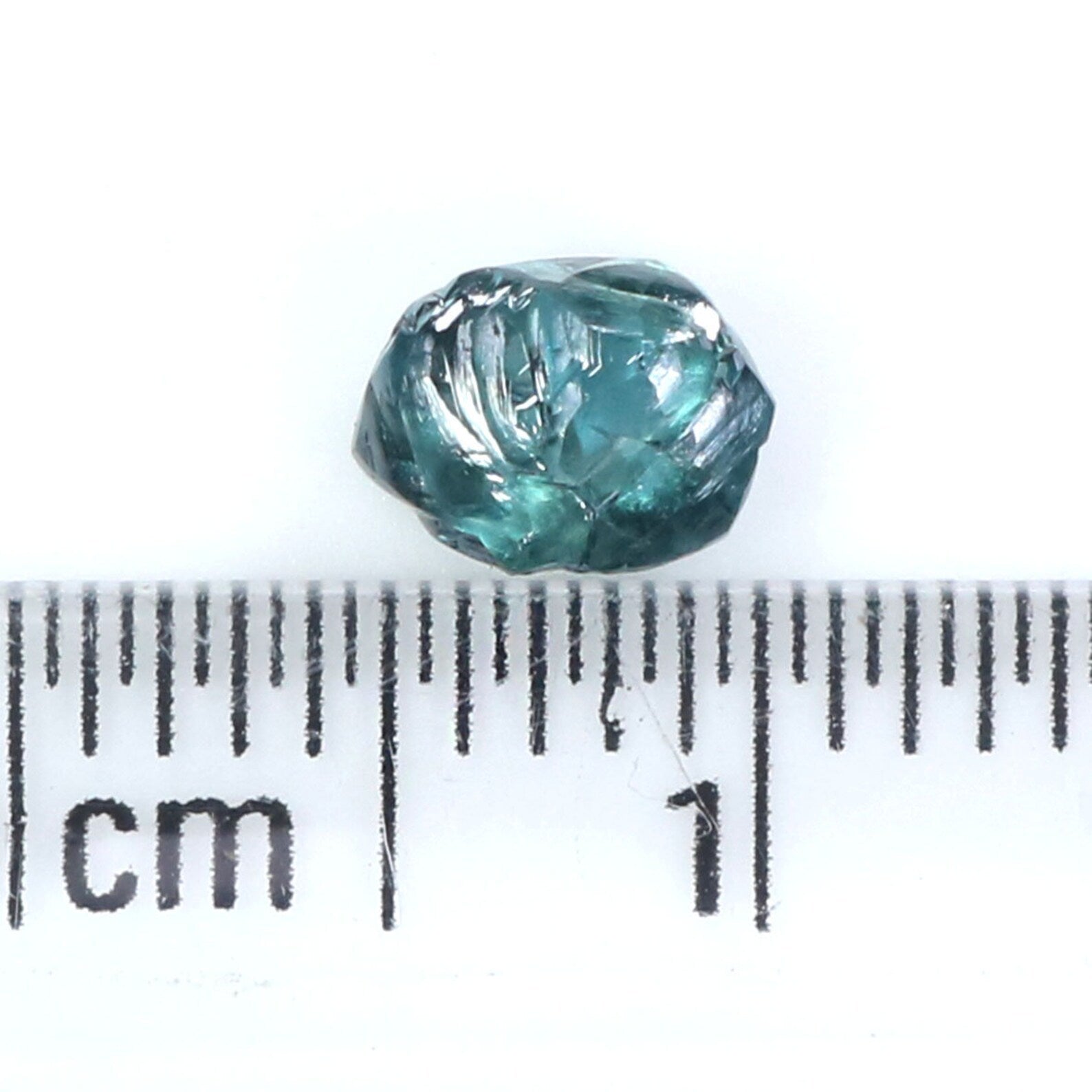 0.74 CT Natural Loose Rough Shape Diamond Blue Color Irregular Cut Diamond 5.65 MM Natural Loose Diamond Blue Rough Uncut Diamond NQ2024