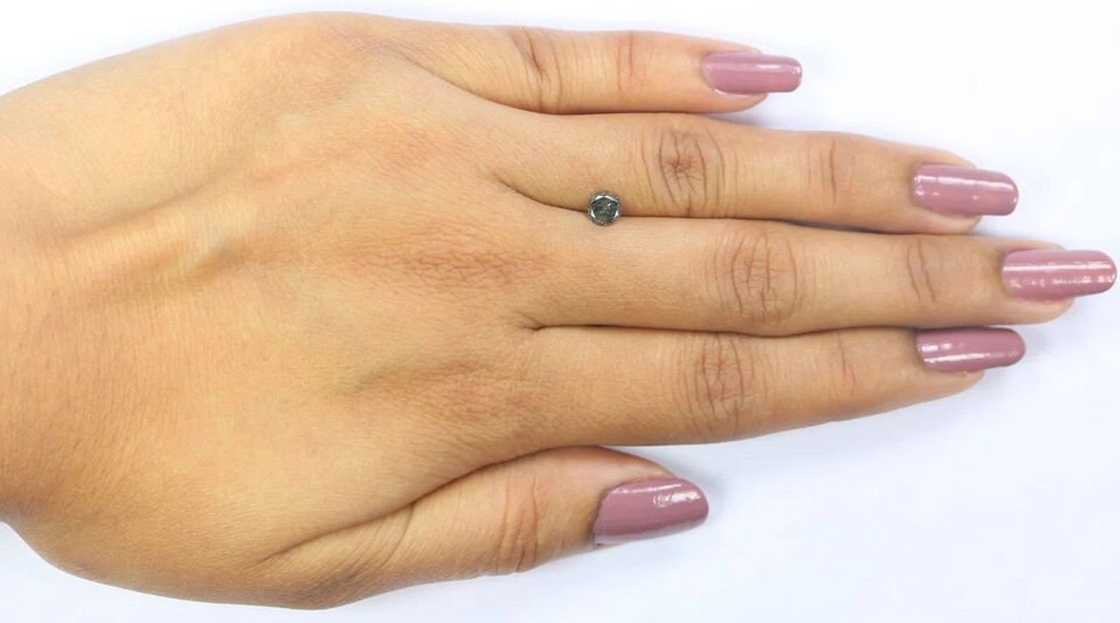0.44 CT Natural Loose Round Brilliant Cut Diamond Salt And Pepper Round Cut Diamond 4.60 MM Natural Loose Diamond Round Shape Diamond NQ9485