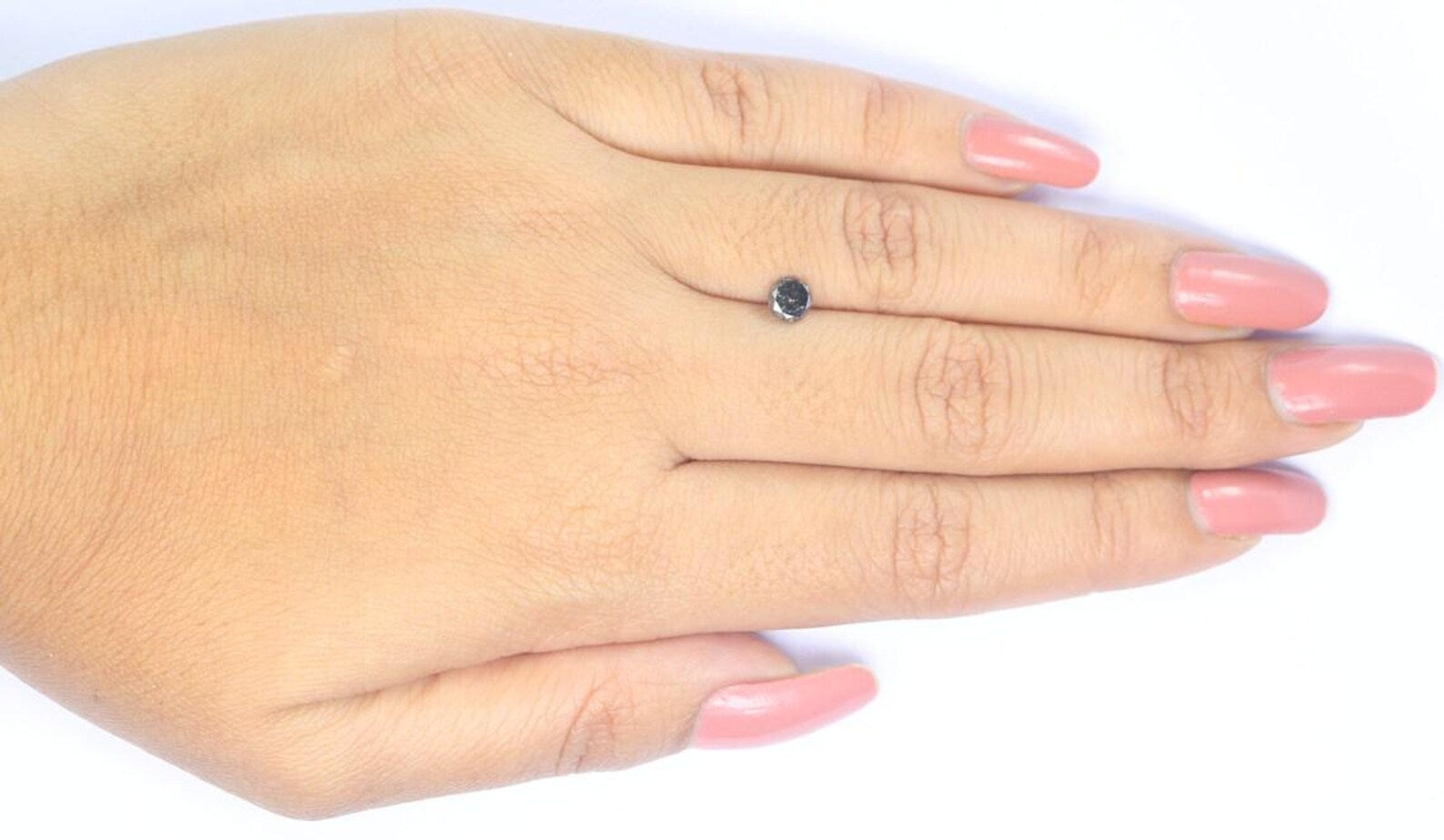 0.52 CT Natural Loose Round Shape Diamond Black Color Round Diamond 4.70 MM Natural Black Color Diamond Round Brilliant Cut Diamond NQ9917