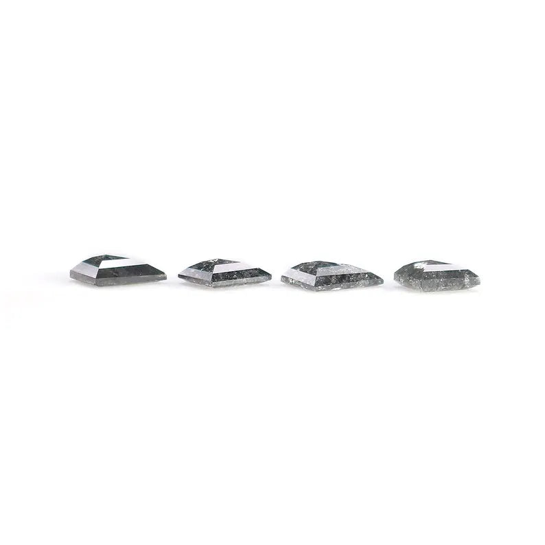 0.65 CT Natural Loose Kite Shape Diamond Salt And Pepper Kite Cut Diamond 5.35 MM Natural Loose Kite Cut Black Grey Color Diamond NQ2408