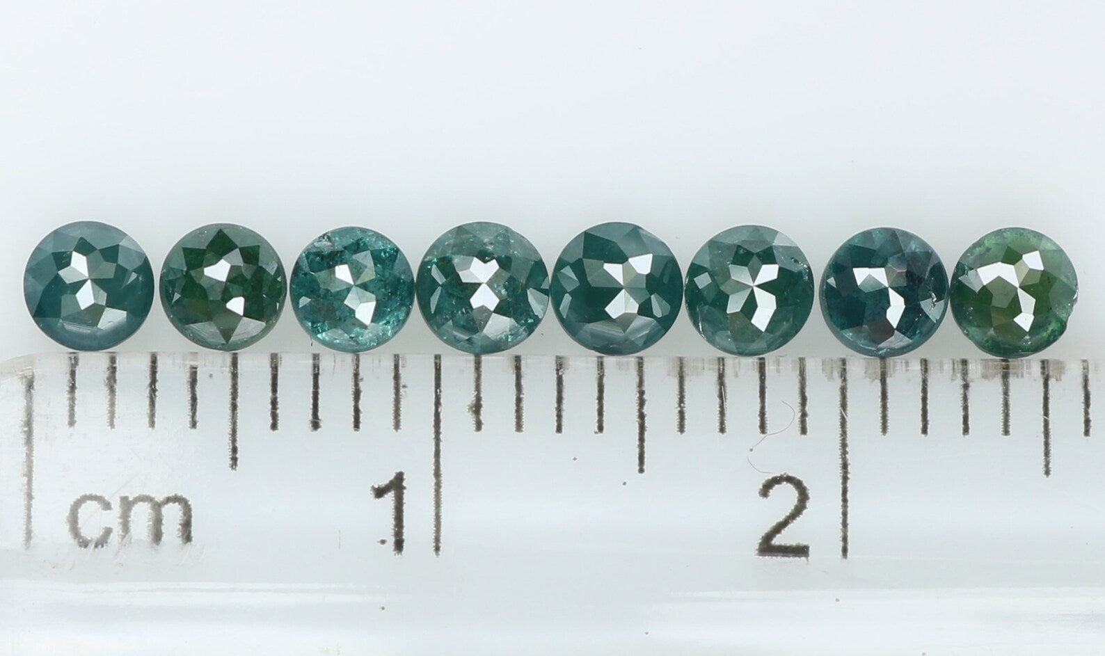 1.45 Ct Natural Loose Round Rose Cut Diamond Blue Color Round Shape Diamond 3.10 MM Natural Loose Blue Color Round Rose Cut Diamond N7006