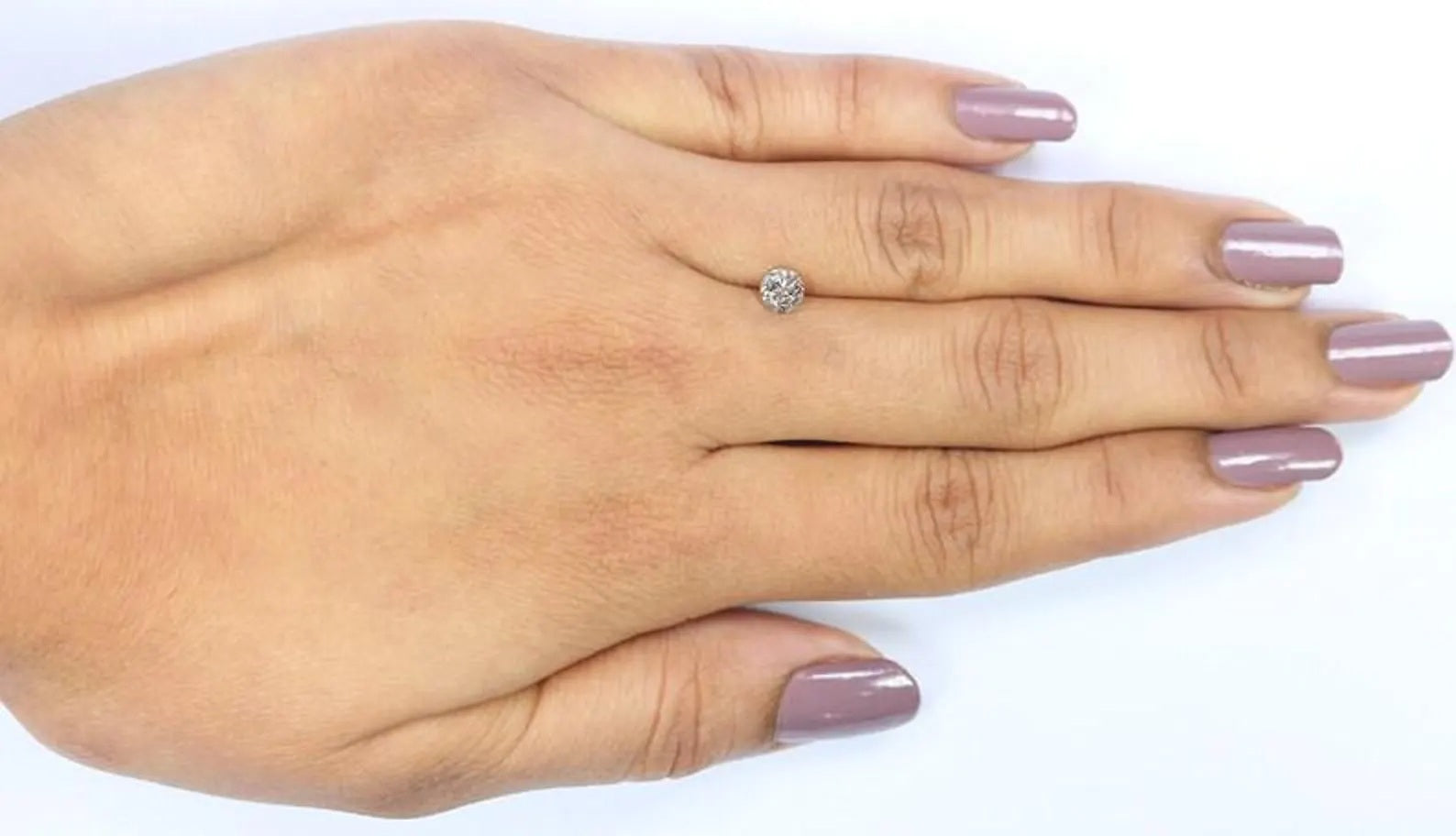 0.53 CT Natural Loose Round Shape Diamond Salt And Pepper Round Cut Diamond 4.60 MM Natural Loose Diamond Round Brilliant Cut Diamond NQ898