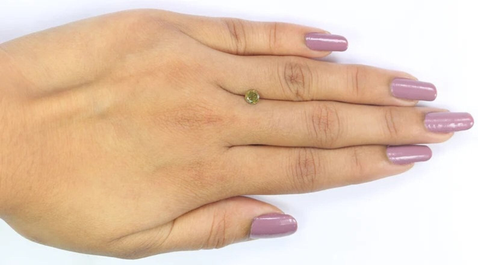 0.49 CT Natural Loose Round Shape Diamond Yellow Green Color Round Cut Diamond 4.65 MM Natural Diamond Round Brilliant Cut Diamond NQ7427