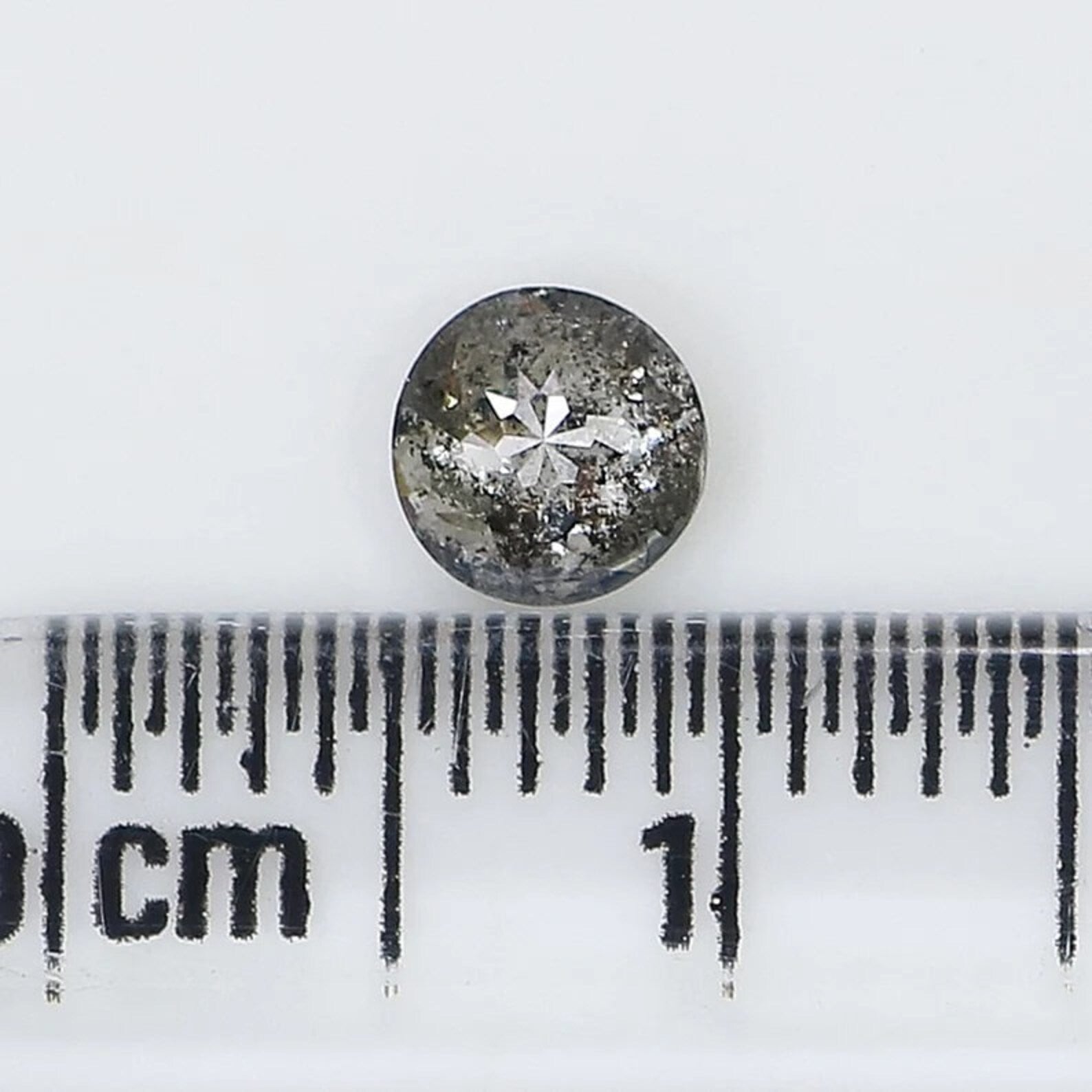 0.45 CT Natural Loose Round Rose Cut Diamond Salt And Pepper Round Shape Diamond 4.70 MM Natural Loose Diamond Round Rose Cut Diamond NQ170