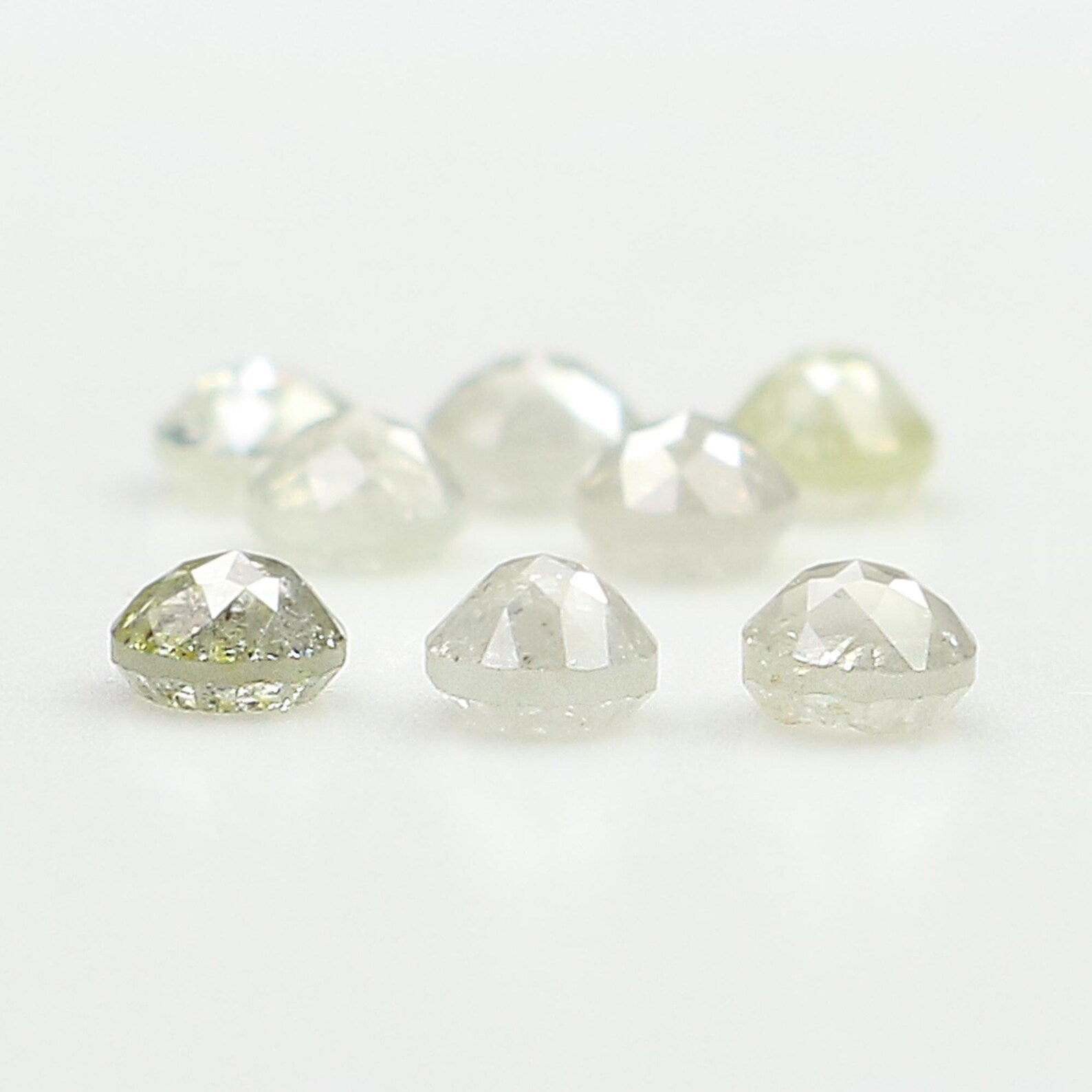 0.97 CT Natural Loose Round Shape Diamond Grey Color Round Diamond 2.80 MM Natural Loose Diamond Grey Color Round Rose Cut Diamond NQ2558