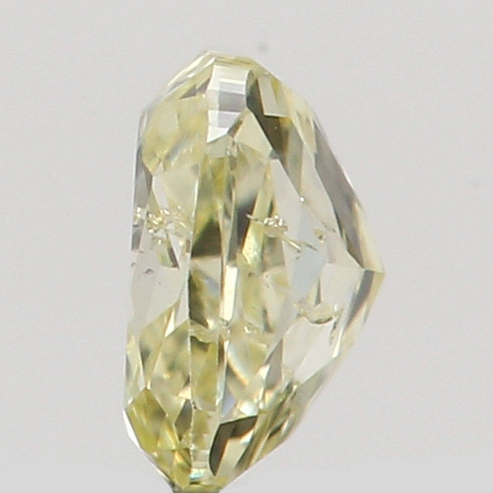 0.12 Ct Natural Loose Diamond Cushion Yellow Color I1 Clarity 3.10 MM N7335