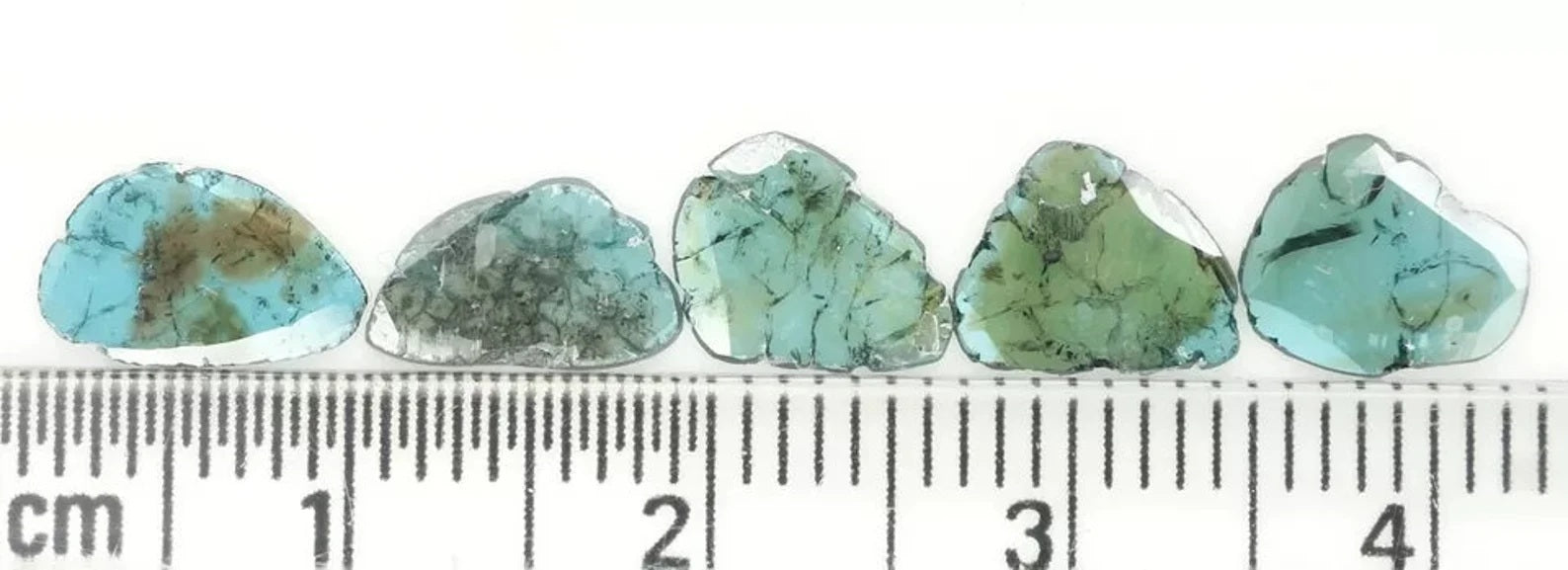 1.54 Ct Natural Loose Slice Shape Diamond Blue Color Slice Cut Diamond 7.80 MM Natural Loose Diamond Blue Color Irregular Cut Diamond NQ1301