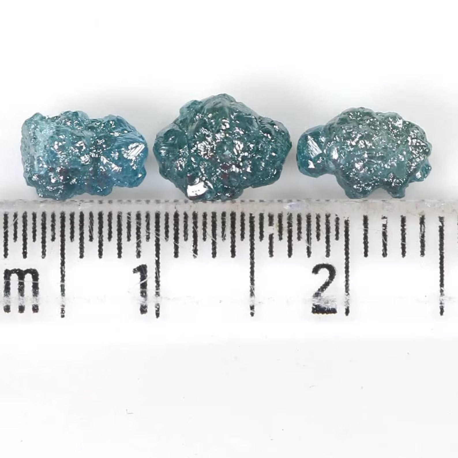 3.73 CT Natural Loose Rough Shape Diamond Blue Color Irregular Cut Diamond 6.70 MM Natural Loose Diamond Rough Shape Uncut Diamond NQ448