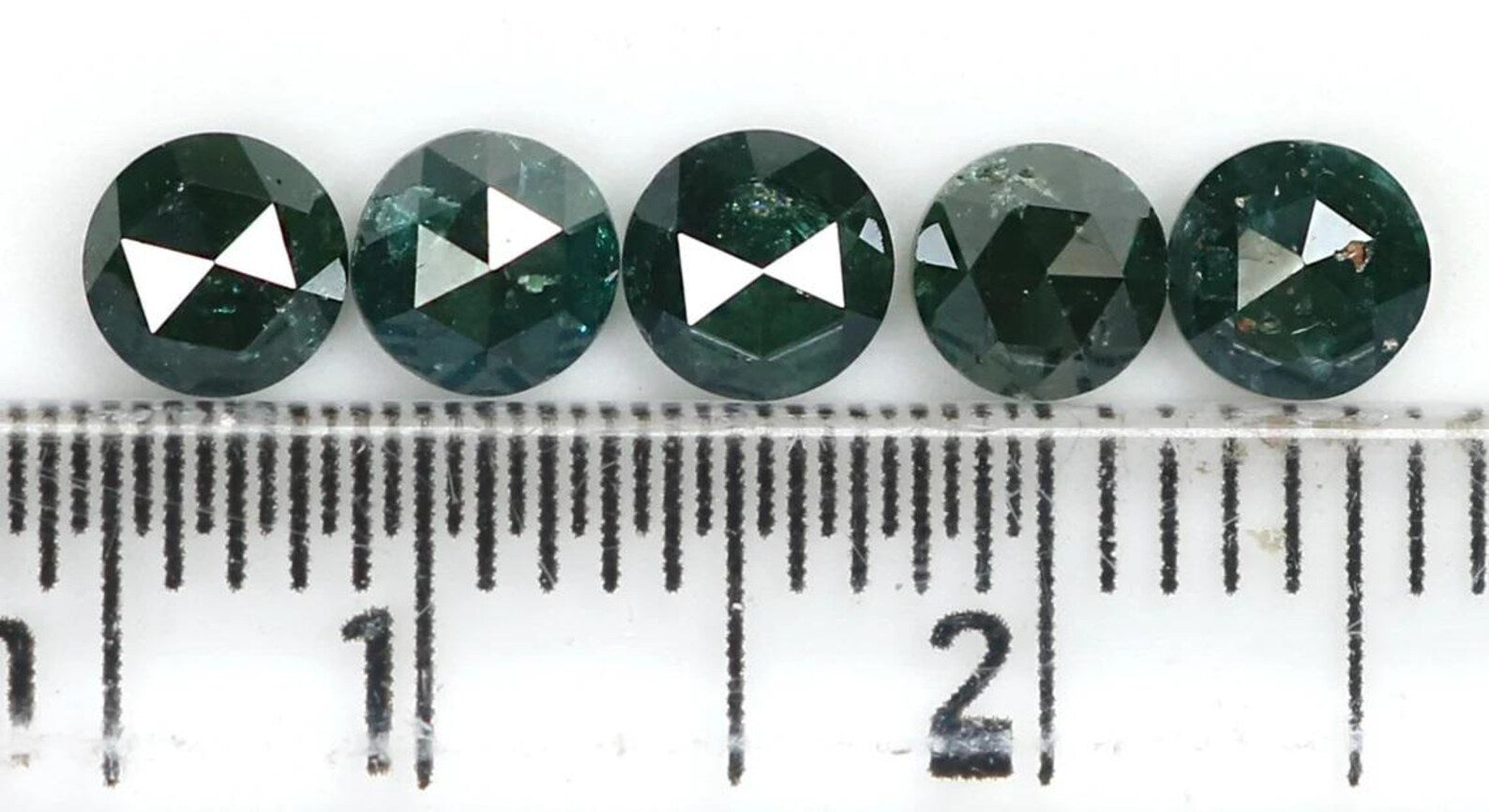 2.02 Ct Natural Loose Round Shape Diamond Blue Color Round Diamond 4.10 MM Natural Loose Diamond Blue Color Round Rose Cut Diamond NQ9727