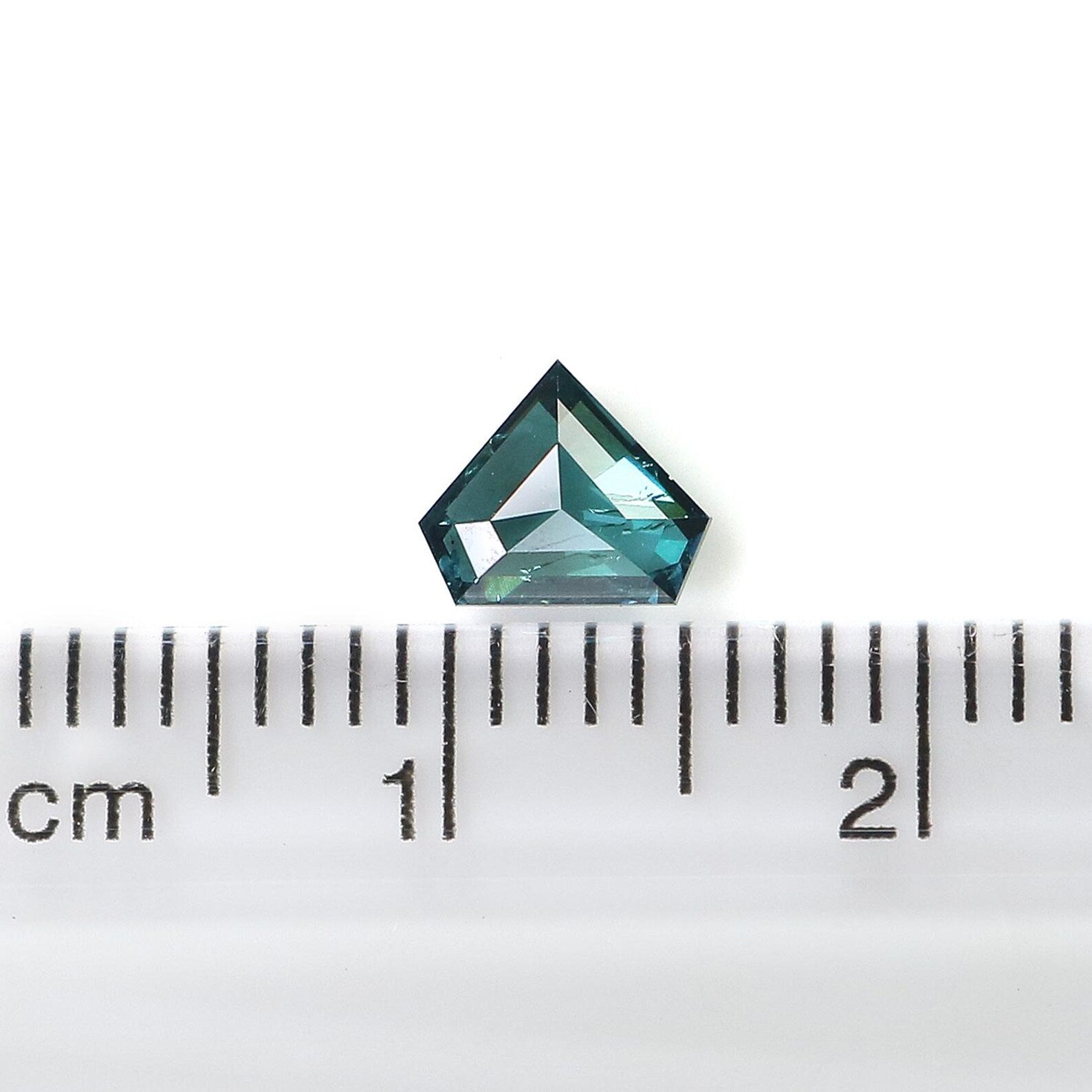 0.53 Ct Natural Loose Shield Shape Diamond Blue Color Shield Cut Diamond 5.20 MM Natural Diamond Blue Color Shield Rose Cut Diamond NQ1387