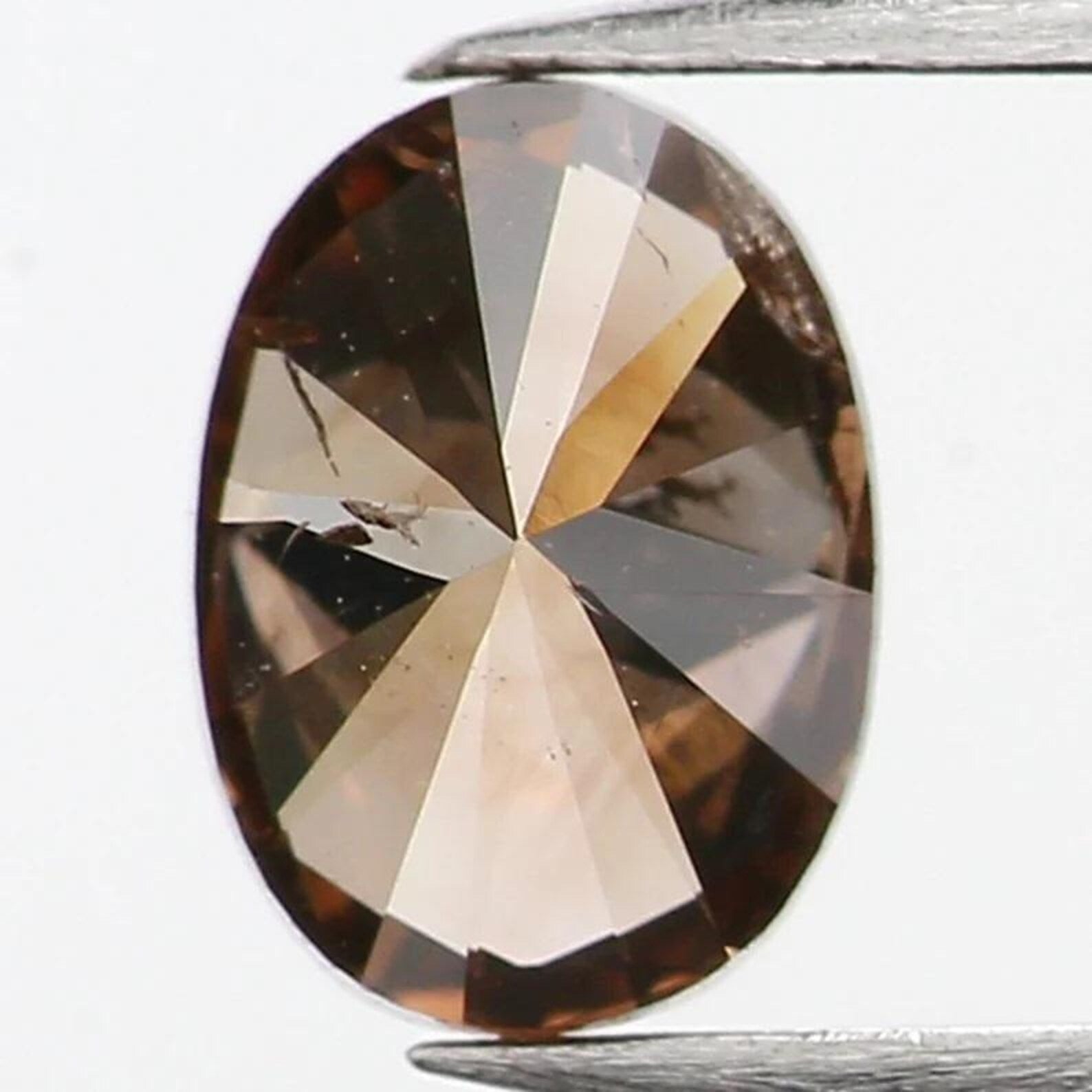0.26 CT Natural Loose Oval Shape Diamond Brown Color Oval Cut Diamond 4.60 MM Natural Loose Brown Color Oval Brilliant Cut Diamond NQ1084