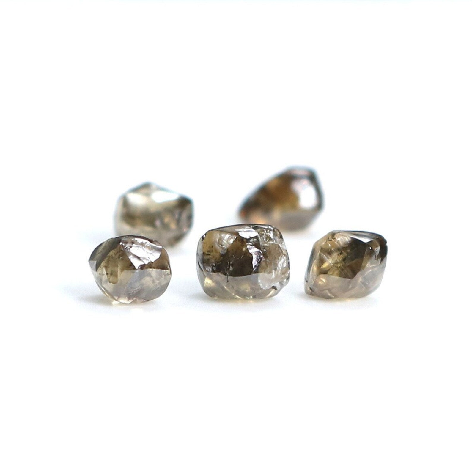 2.34 CT Natural Loose Rough Diamond Brown Color Rough Diamond 4.00 MM Natural Diamond Brown Color Irregular Cut Rough Shape Diamond NQ9049