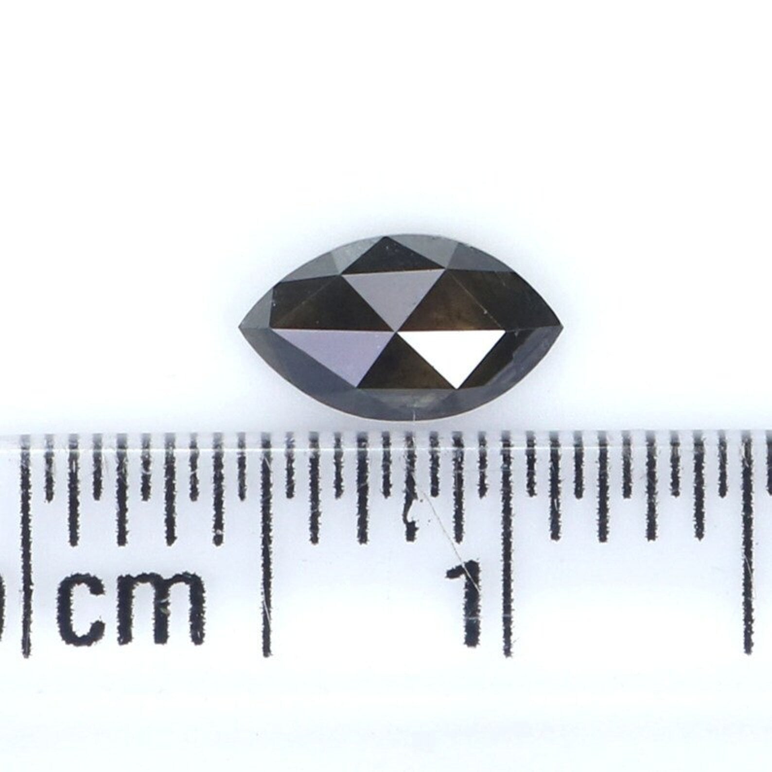 0.43 Ct Natural Loose Marquise Shape Diamond Salt And Pepper Marquise Diamond 6.80 MM Natural Black Color Marquise Rose Cut Diamond NQ9982