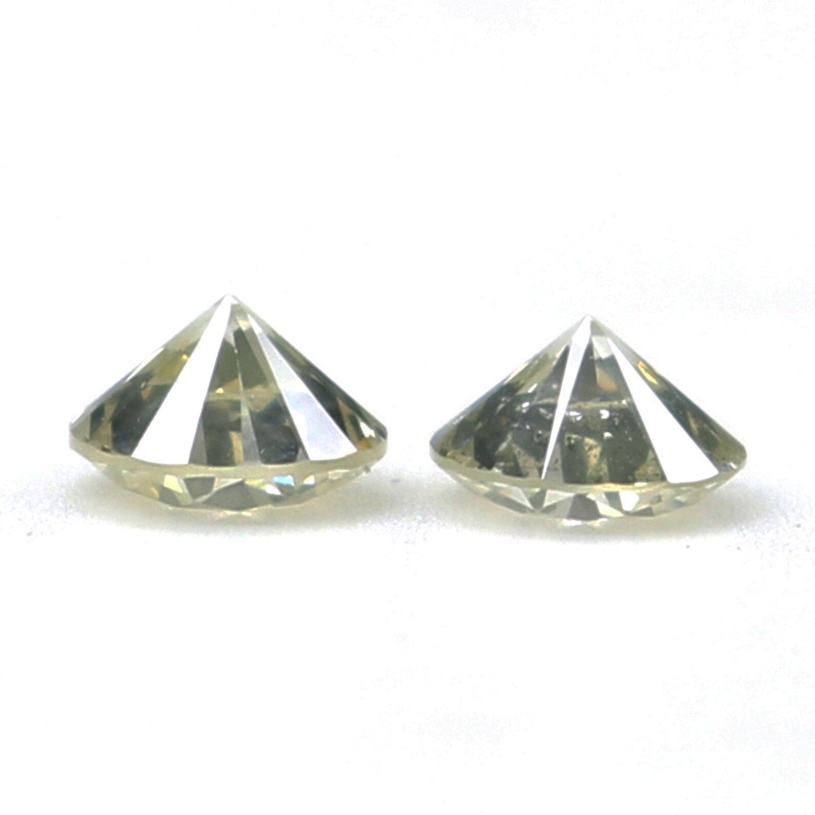 0.34 CT Natural Loose Round Brilliant Cut Pair Diamond White - I Color Round Diamond 3.50 MM Natural Loose White Round Pair Diamond KDN1863