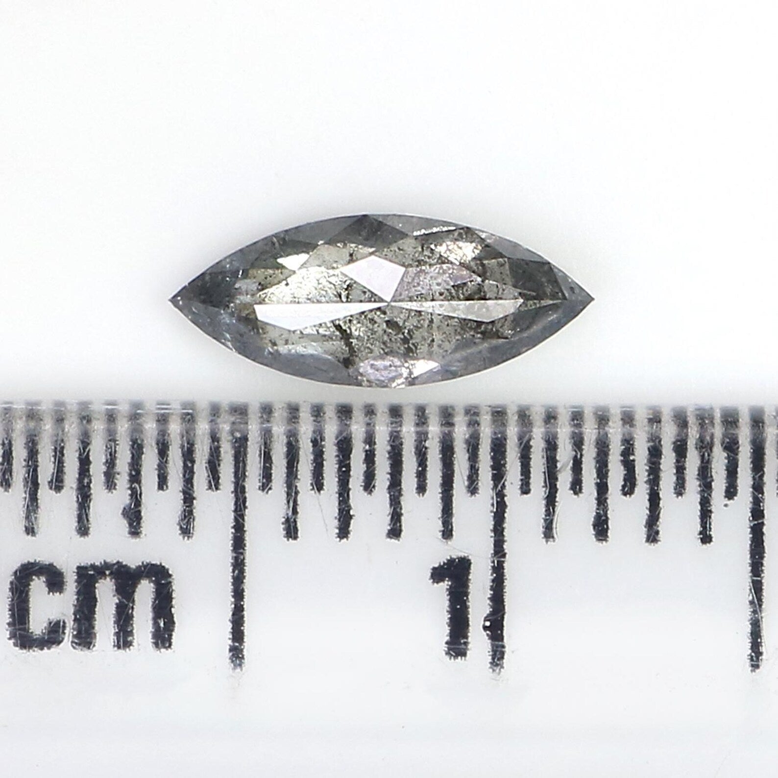 0.51 CT Natural Loose Marquise Shape Diamond Salt And Pepper Marquise Cut Diamond 8.25 MM Natural Loose Diamond Marquise Cut Diamond QN916