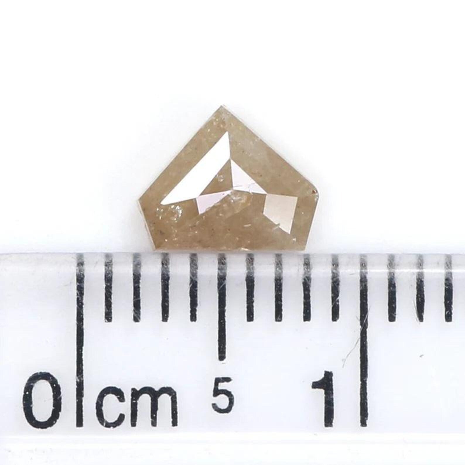 0.67 CT Natural Loose Shield Shape Diamond Grey Color Shield Cut Diamond 5.20 MM Natural Loose Grey Color Shield Rose Cut Diamond NQ8166