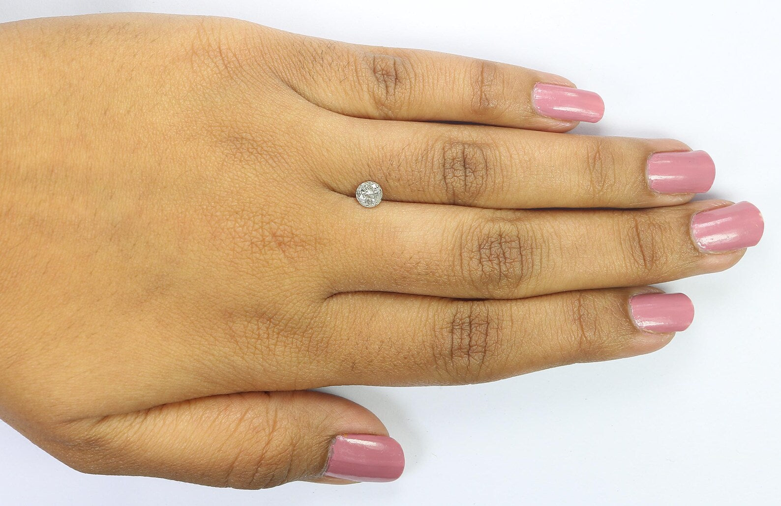 0.52 CT Natural Loose Round Shape Diamond Salt And Pepper Round Diamond 4.80 MM Natural Diamond Grey Color Round Brilliant Cut Diamond NQ805