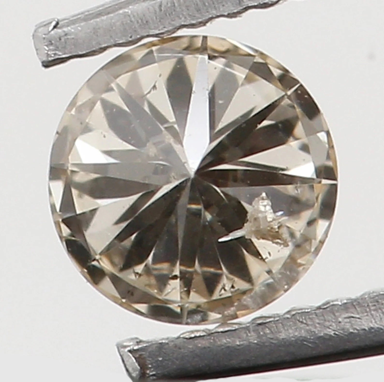 0.08 Ct Natural Loose Round Shape Diamond Brown Color Round Cut Diamond 2.80 MM Natural Loose Diamond Round Brilliant Cut Diamond N7823