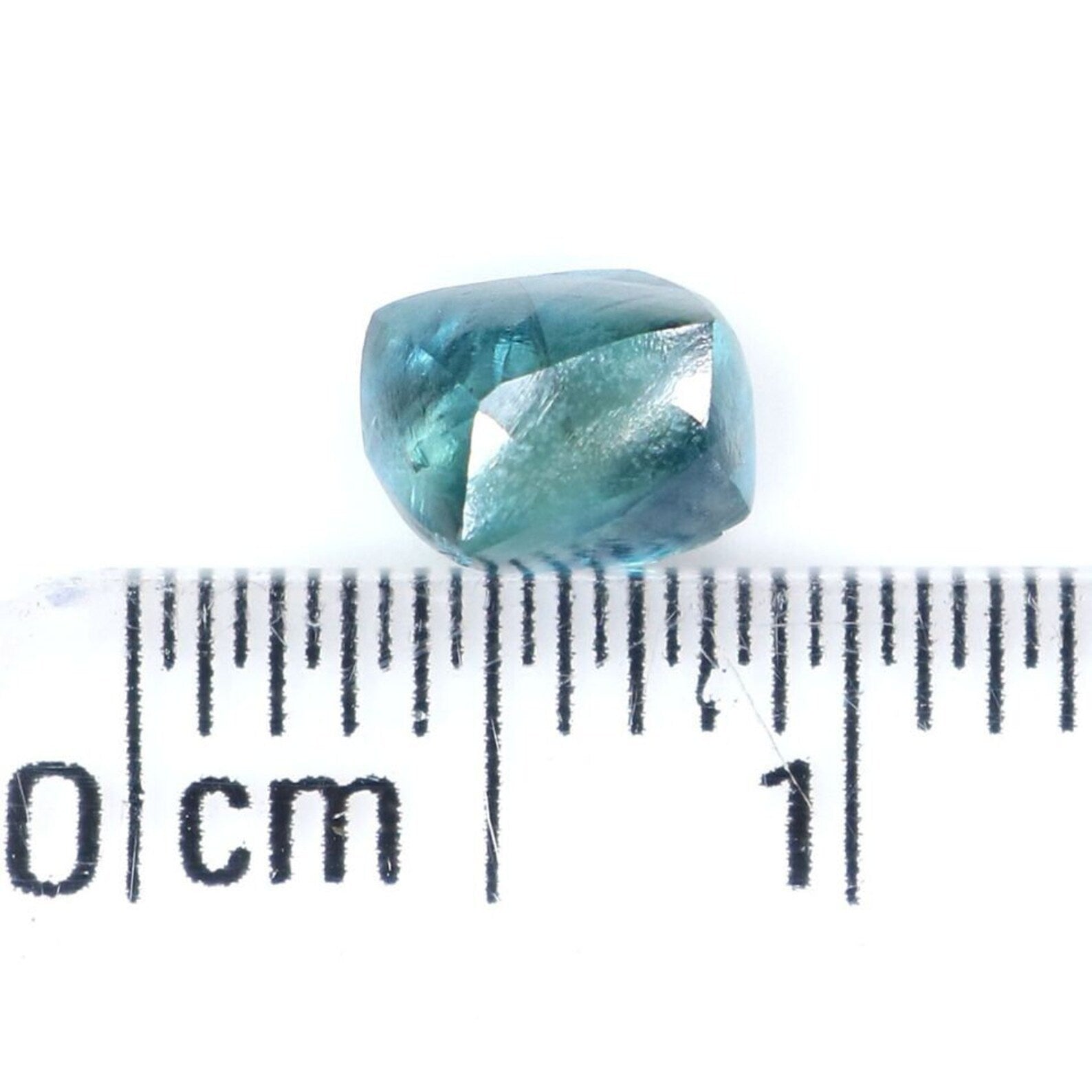 0.85 CT Natural Loose Rough Shape Diamond Blue Color Rough Cut Diamond 5.45 MM Natural Loose Diamond Blue Rough Irregular Cut Diamond NQ2035