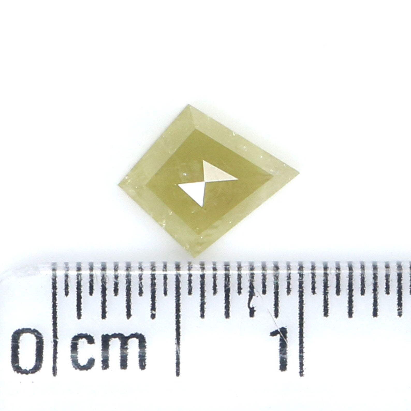 0.66 CT Natural Loose Kite Shape Diamond Yellow Color Kite Cut Diamond 7.40 MM Natural Loose Diamond Kite Shape Rose Cut Diamond NQ8932