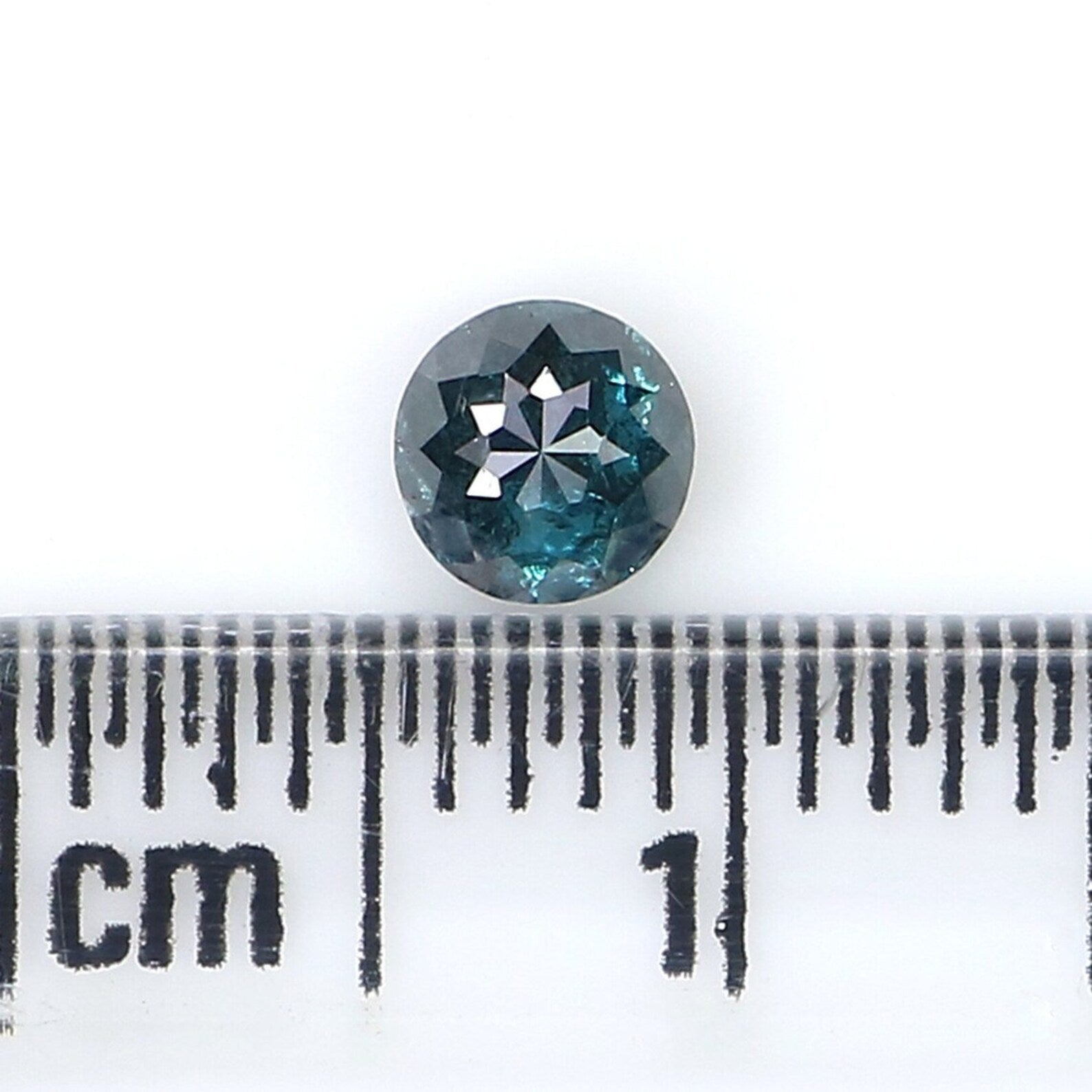 0.41 CT Natural Loose Round Shape Diamond Blue Color Round Rose Cut Diamond 4.20 MM Natural Loose Diamond Blue Round Rose Cut Diamond NQ9852