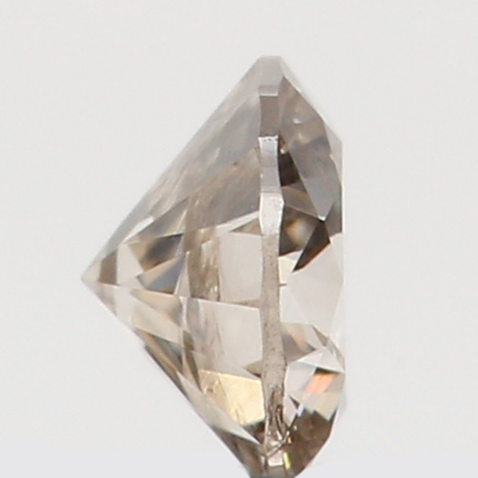 0.095 Ct Natural Loose Round Diamond Brown Color Round Diamond 2.90 MM Natural Loose Diamond Brown Color Round Brilliant Cut Diamond N7830