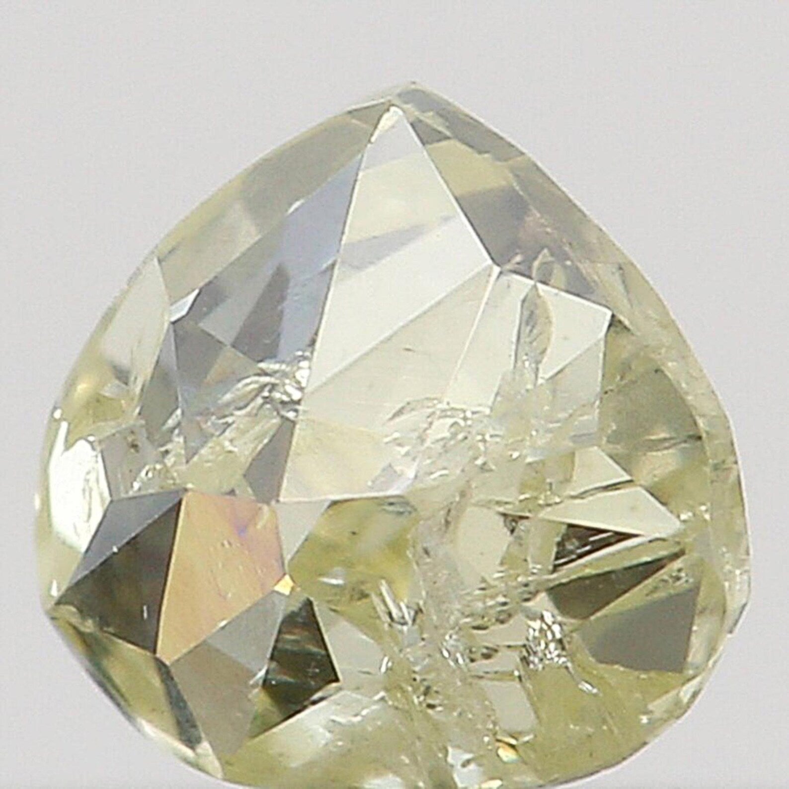 0.19 CT Natural Loose Heart Shape Diamond Yellow Color Heart Diamond 3.50 MM Natural Loose Yellow Color Heart Brilliant Cut Diamond QN8175