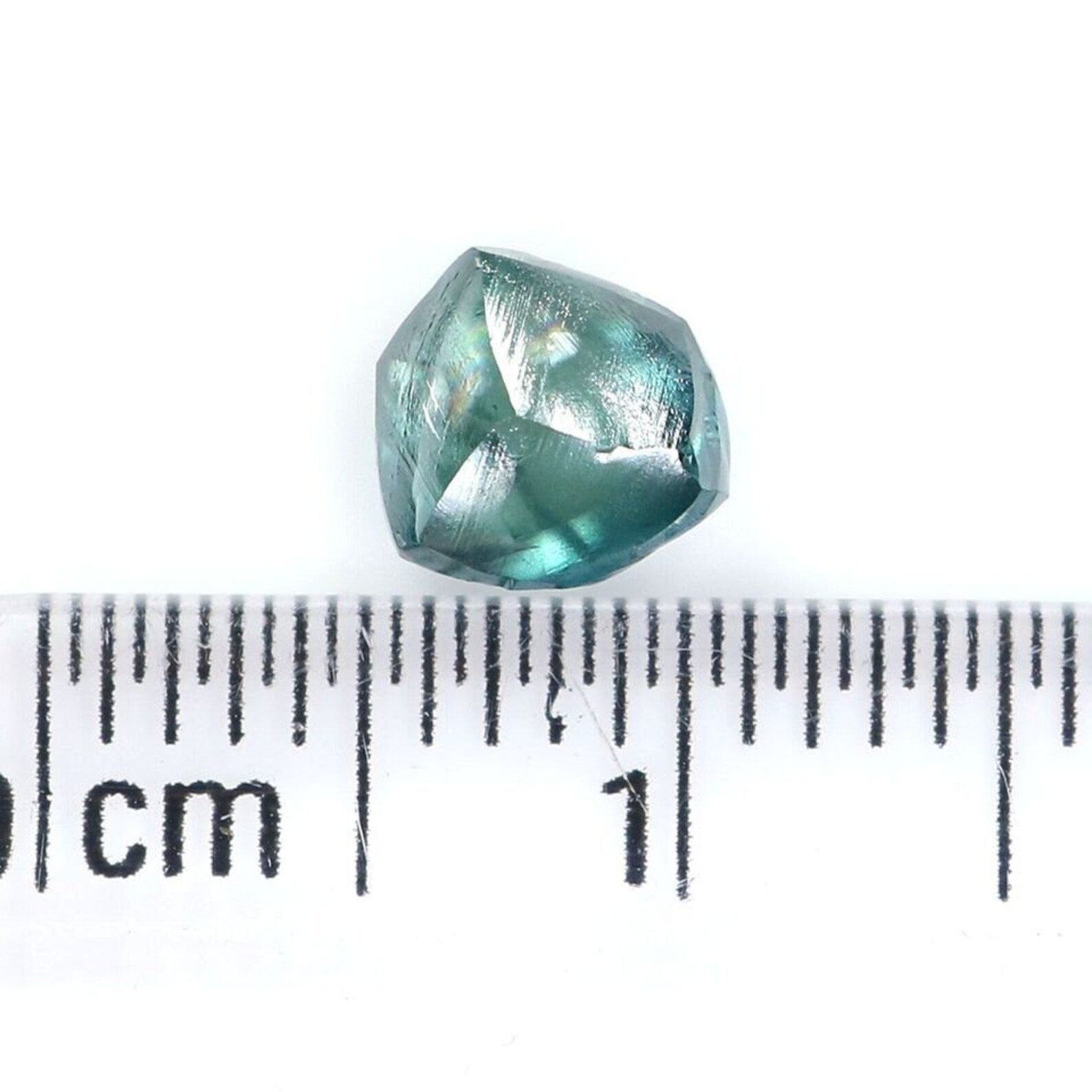 0.94 CT Natural Loose Rough Shape Diamond Blue Color Rough Cut Diamond 5.85 MM Natural Loose Diamond Blue Rough Irregular Cut Diamond NQ2043