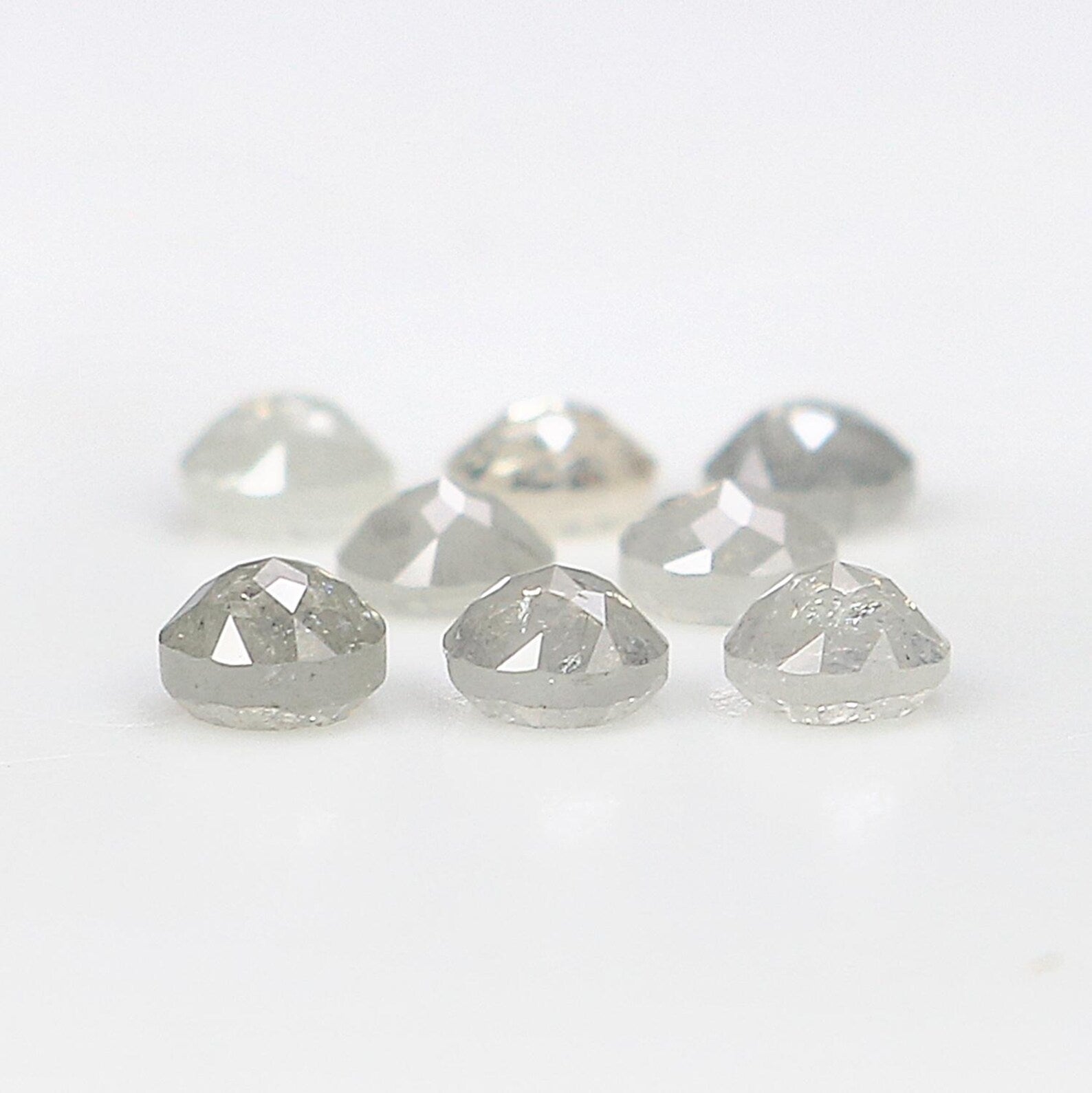 1.20 CT Natural Loose Round Shape Diamond Grey Color Round Diamond 3.05 MM Natural Loose Diamond Grey Color Round Rose Cut Diamond NQ2569