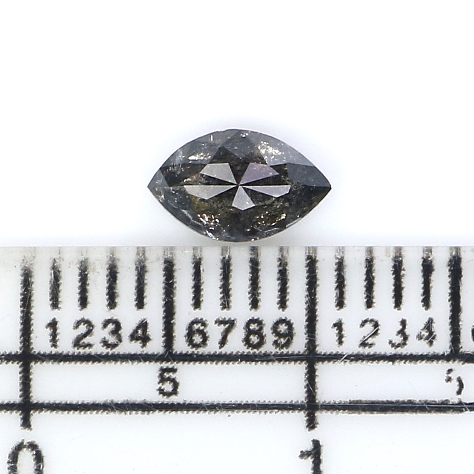 0.41 CT Natural Loose Marquise Diamond Salt And Pepper Diamond Natural Loose Diamond 6.50 MM Marquise Cut Diamond Marquise Shape NQ9068