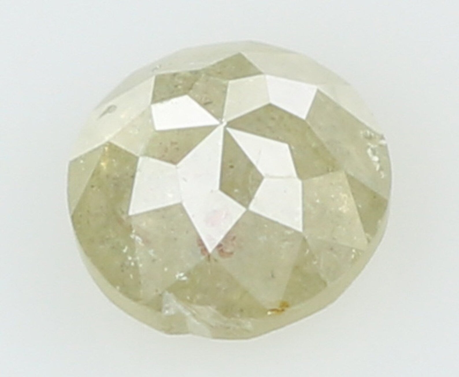 0.52 Ct Natural Loose Diamond Round Rose Cut Grey Color I3 Clarity 4.60 MM N7587
