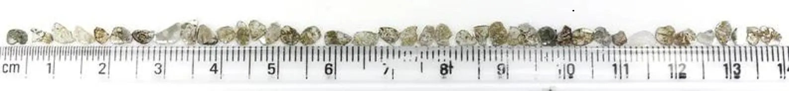 2.49 Ct Natural Loose Slice Shape Diamond Salt And Pepper Slice Diamond 2.60 MM Natural Loose Black Grey Color Irregular Cut Diamond NQ1688