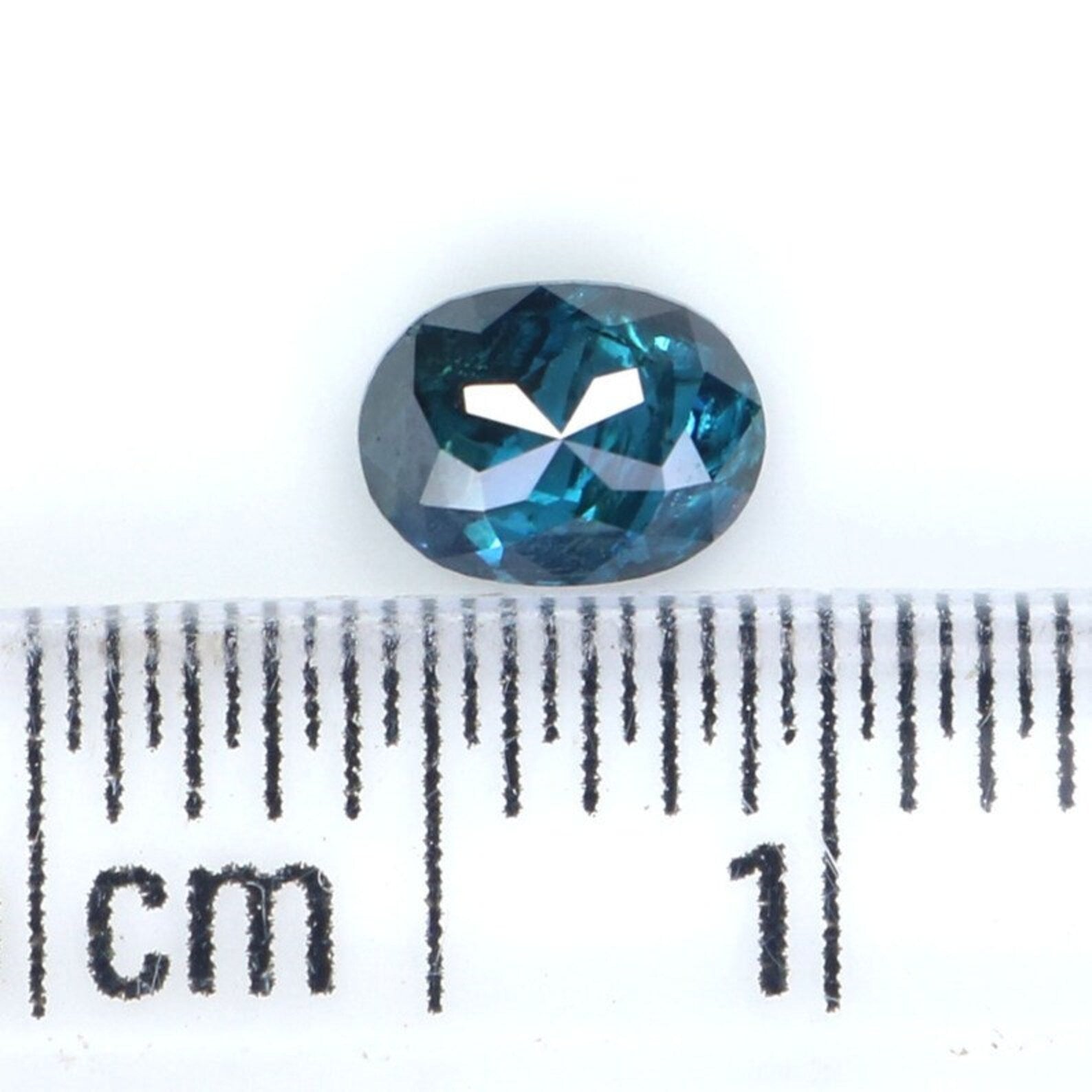 0.40 CT Natural Loose Oval Shape Diamond Blue Color Oval Cut Diamond 5.10 MM Natural Loose Diamond Blue Color Oval Rose Cut Diamond NQ9397