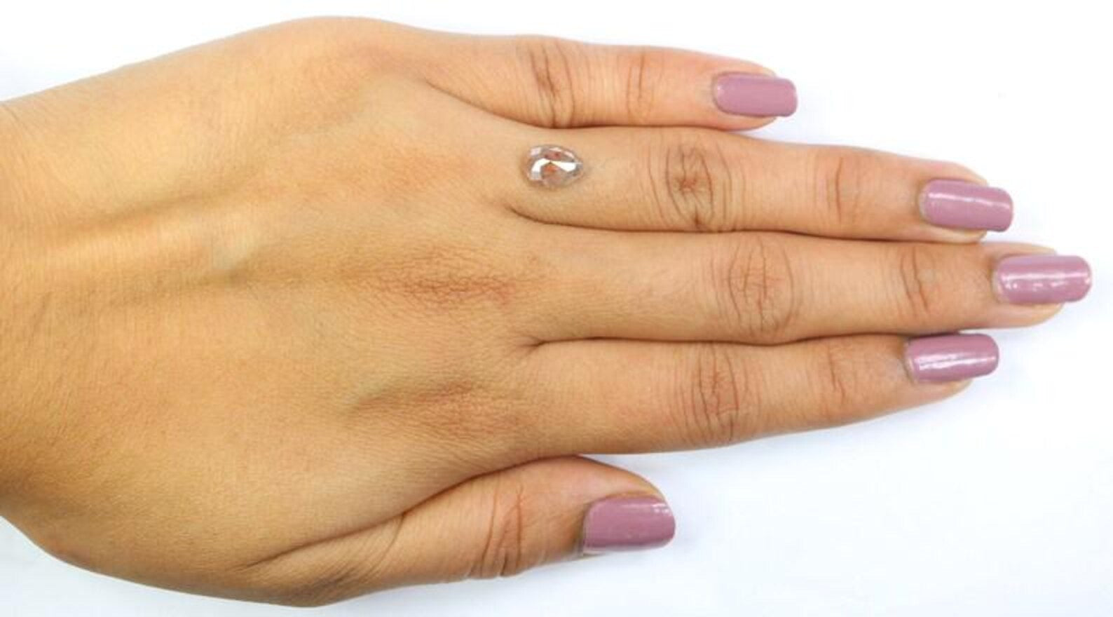 1.43 CT Natural Loose Pear Shape Diamond Brown Color Pear Cut Diamond 8.70 MM Natural Diamond Brown Color Pear Shape Rose Cut Diamond NQ2398