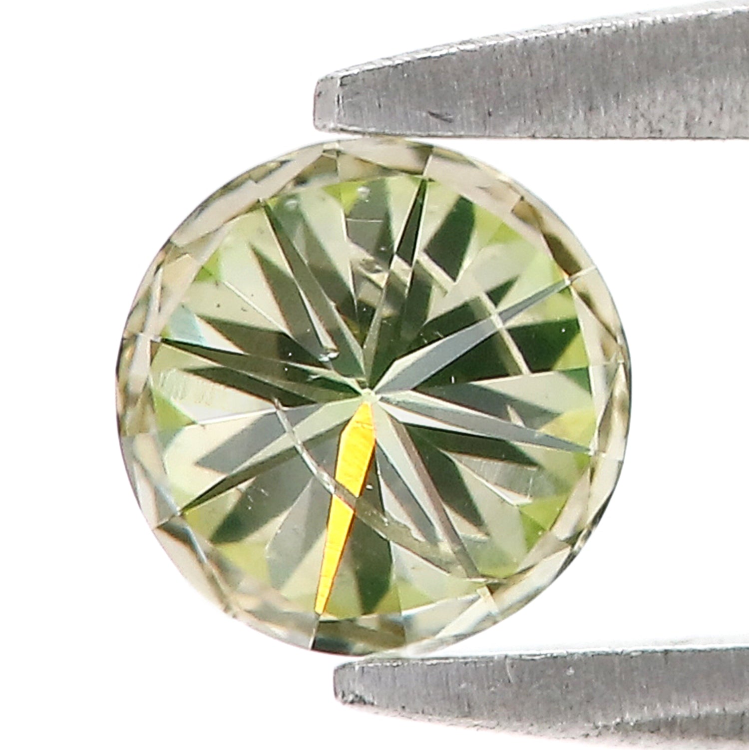 0.43 Ct Natural Loose Round Shape Diamond Green Color Round Cut Diamond 4.70 MM Natural Green Diamond Round Brilliant Cut Diamond LQ548