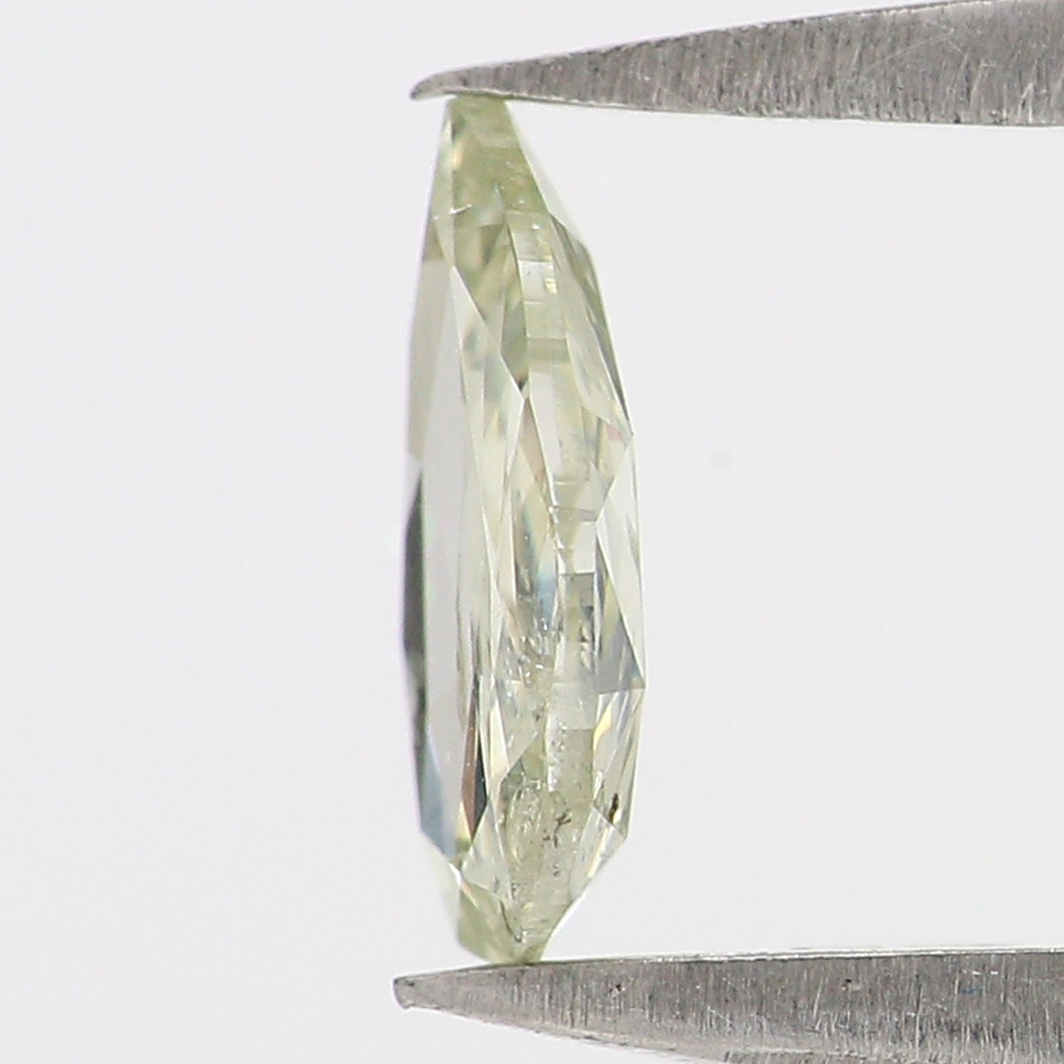 GIA Certified Natural Loose Pear Modified Brilliant Cut Diamond, Fancy Light Green-Yellow Color Diamond, Pear Shape Diamond 0.32 CT KDL4429