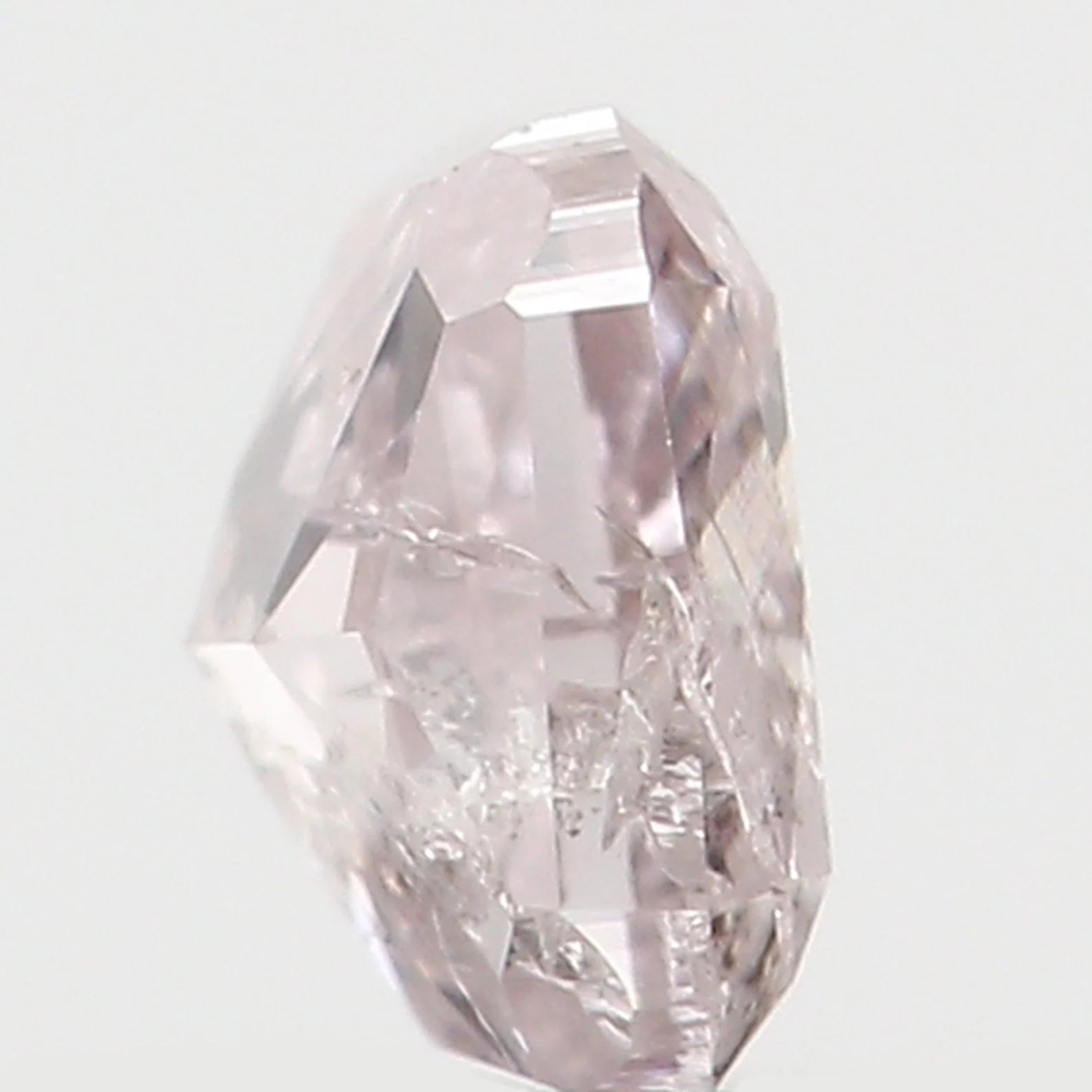 0.11 Ct Natural Loose Diamond Pear Brown Color SI1 Clarity 4.00 MM N7534