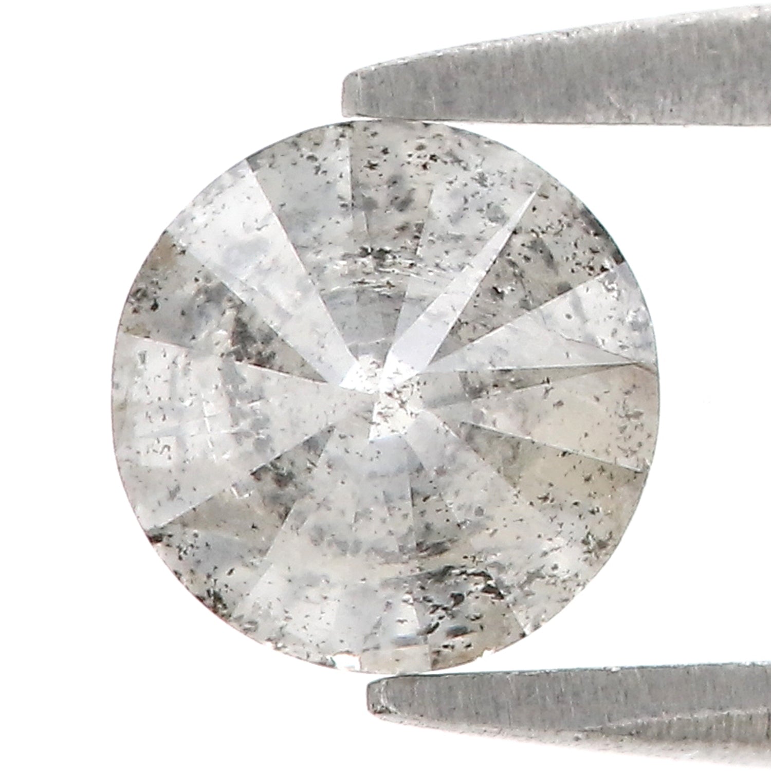 1.04 CT Natural Loose Round Shape Diamond Salt And Pepper Round Cut Diamond 6.05 MM Natural Loose Diamond Round Brilliant Cut Diamond LQ9090