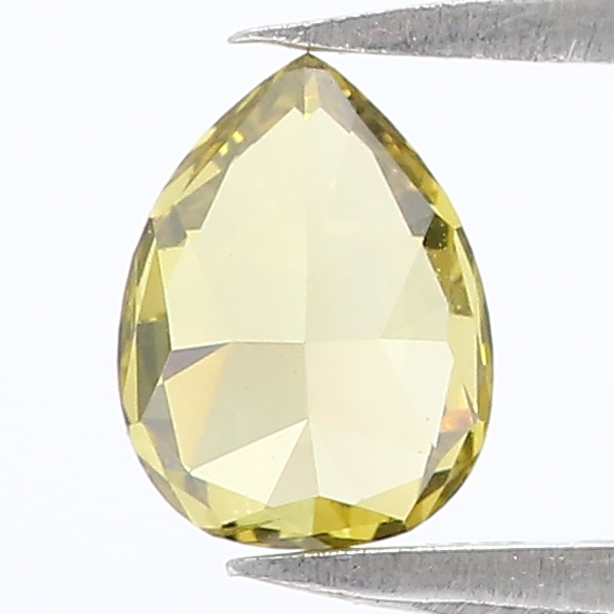 0.67 CT Natural Loose Pear Shape Diamond Green Color Pear Cut Diamond 6.75 MM Natural Loose Green Diamond Pear Brilliant Cut Diamond QL6469