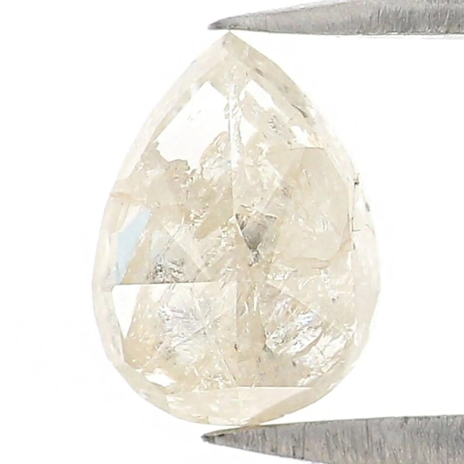 0.78 CT Natural Loose Pear Shape Diamond Yellow Color Pear Cut Diamond 6.40 MM Natural Diamond Grey Color Pear Brilliant Cut Diamond NQ7641