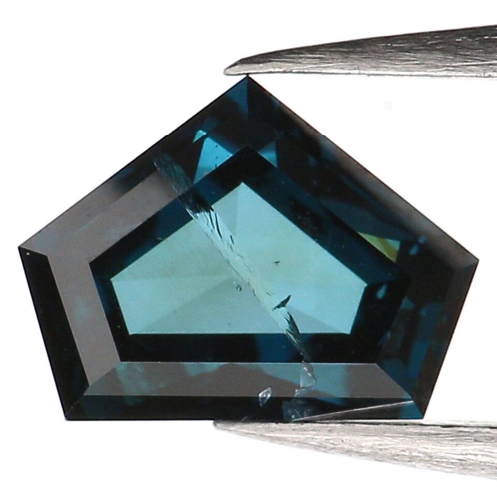 0.48 CT Natural Loose Shield Shape Diamond Blue Color Shield Shape Diamond 4.30 MM Natural Loose Diamond Shield Rose Cut Diamond NQ1386