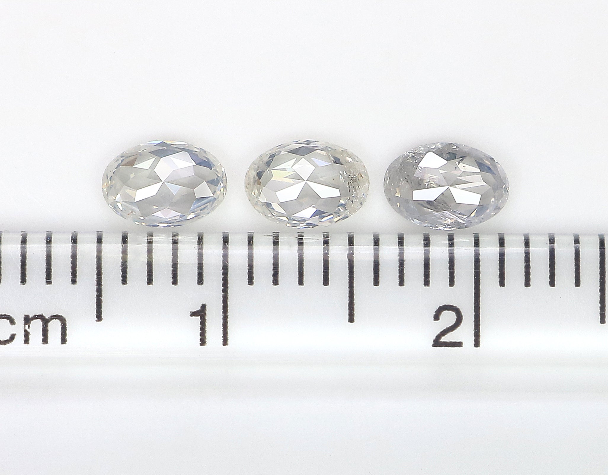 0.79 CT Natural Loose Oval Shape Diamond Grey Color Oval Cut Diamond 5.00 MM Natural Loose Grey Oval Diamond Oval Cut Diamond L3415