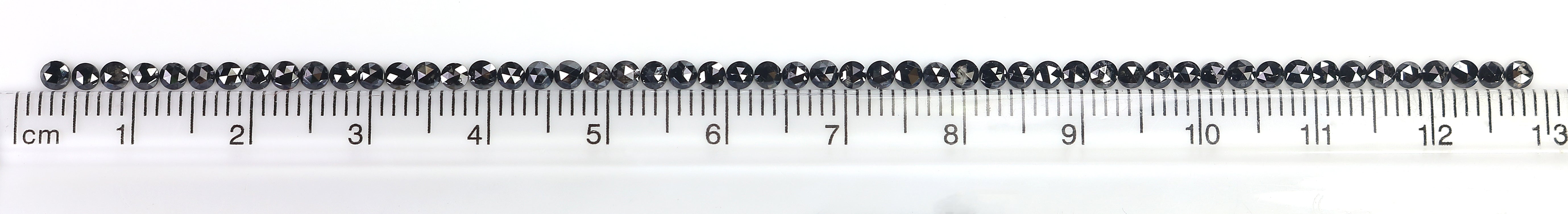 2.86 CT Natural Loose Round Rose Cut Diamond Black Color Round Shape Diamond 2.30 MM Natural Loose Black Color Round Rose Cut Diamond LQ1801
