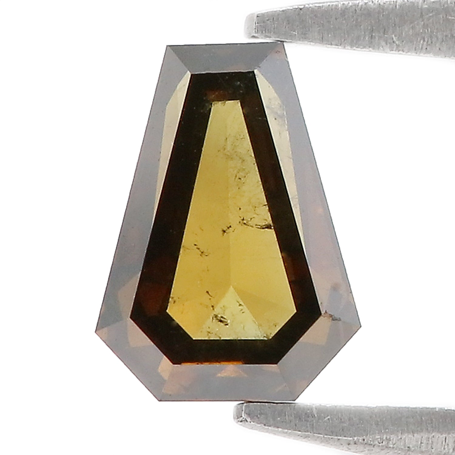 0.79 CT Natural Loose Coffin Cut Diamond Brown Color Coffin Shape Diamond 6.70 MM Natural Loose Brown Diamond Coffin Rose Cut Diamond LQ374