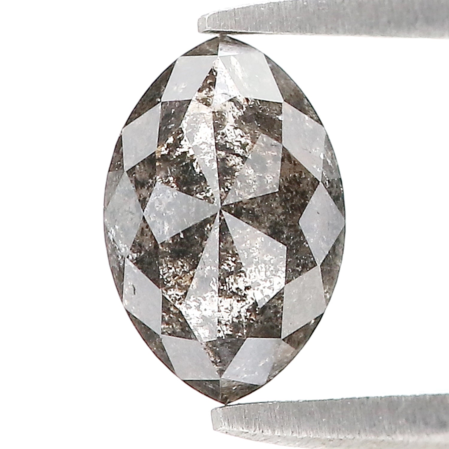 1.36 CT Natural Loose Marquise Shape Diamond Salt And Pepper Marquise Diamond 7.95 MM Natural Black Grey Marquise Rose Cut Diamond KDL3474