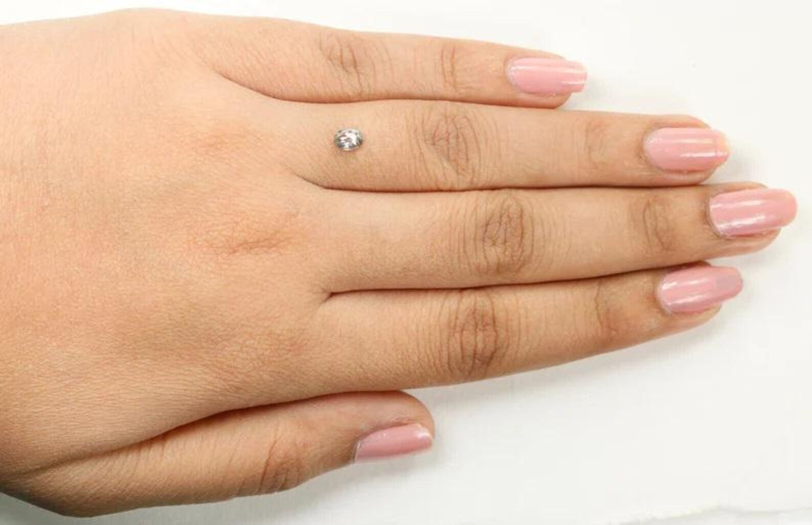 0.32 Ct Natural Loose Oval Shape Diamond Salt And Pepper Oval Cut Diamond 4.90 MM Natural Black Grey Color Oval Rose Cut Diamond NQ1013