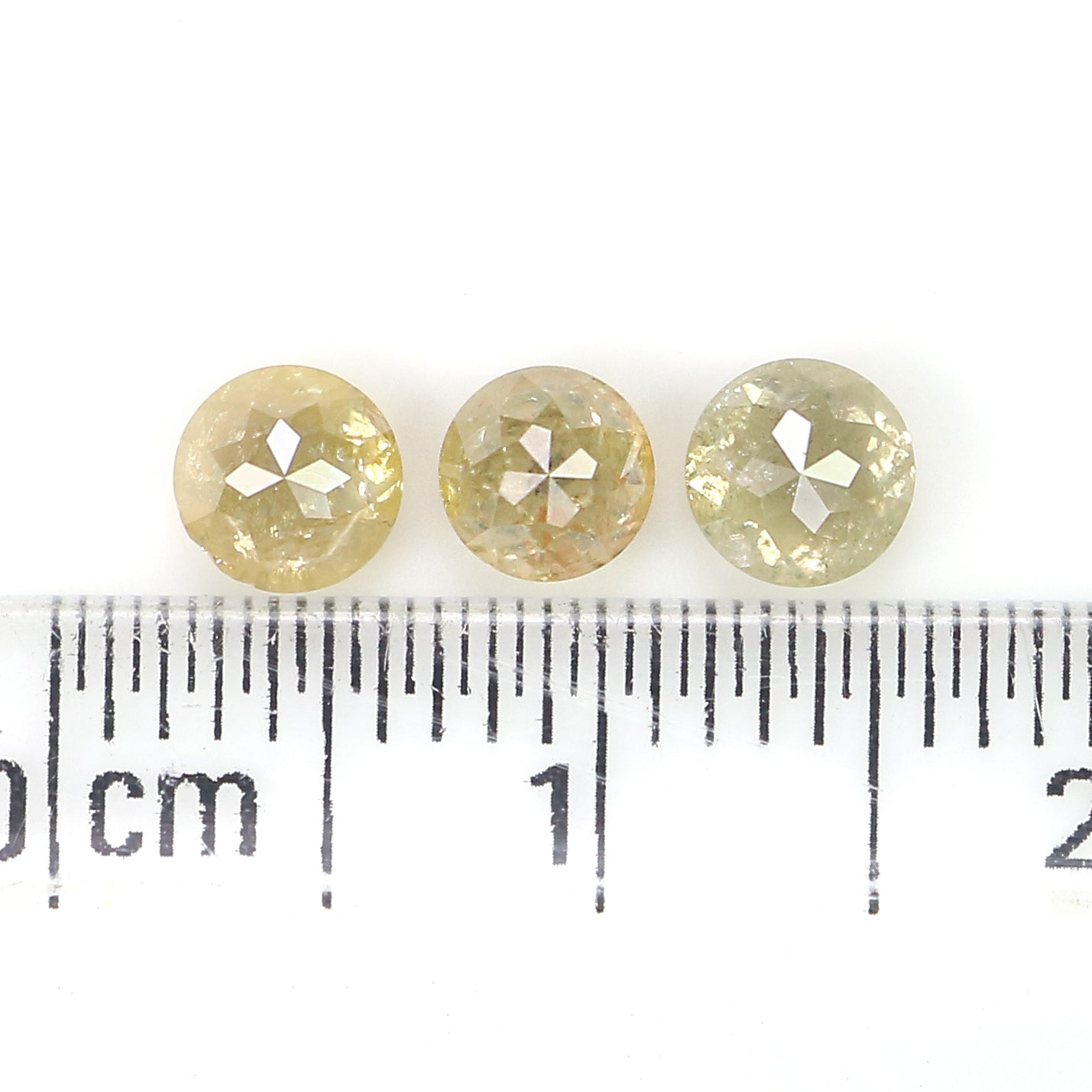 1.21 CT Natural Loose Round Rose Cut Diamond Yellow Color Round Shape Diamond 4.00 MM Natural Yellow Color Round Rose Cut Diamond LQ9951