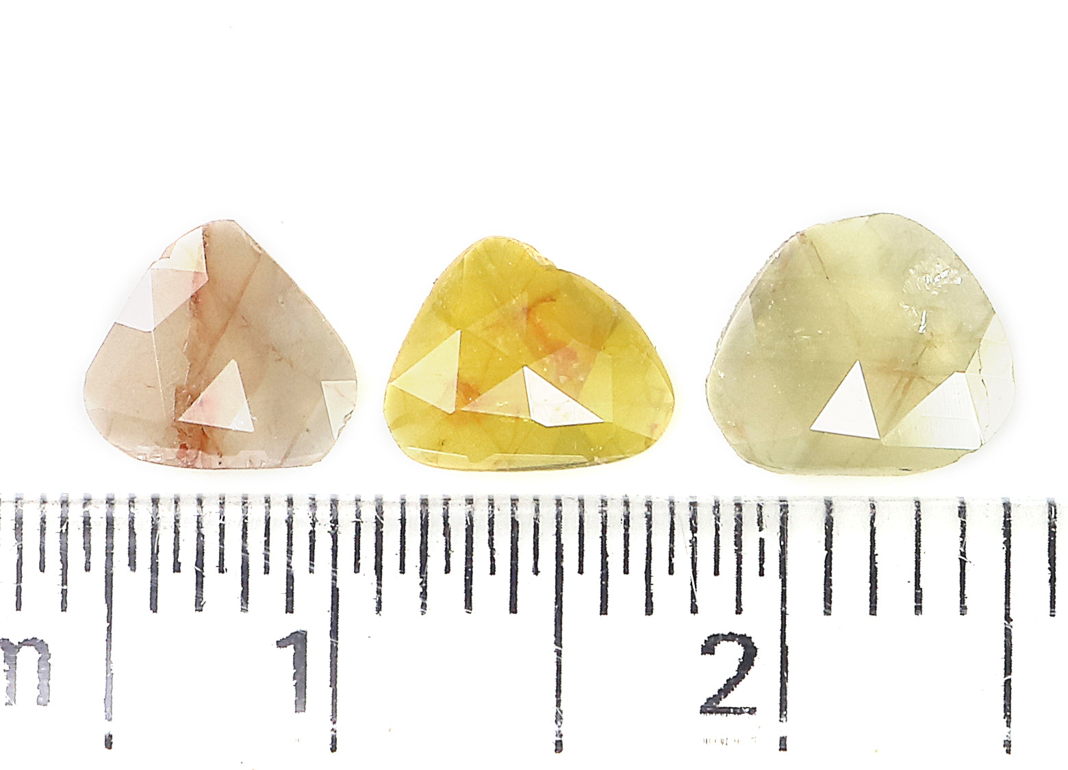 1.09 CT Natural Loose Slice Shape Diamond Yellow Color Slice Cut Diamond 6.85 MM Natural Loose Grey Color Slice Irregular Cut Diamond LQ3212