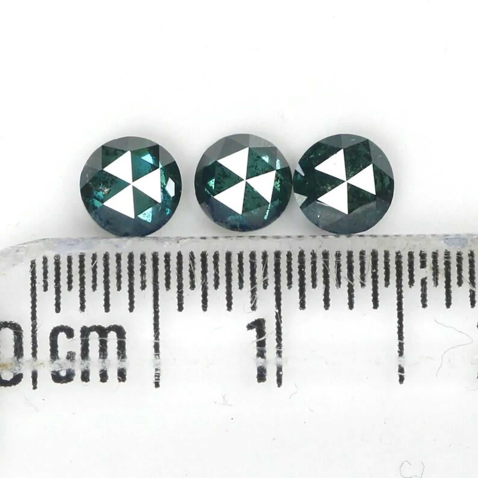 0.83 CT Natural Loose Round Shape Diamond Blue Color Round Diamond 4.00 MM Natural Loose Diamond Blue Color Round Rose Cut Diamond NQ9383